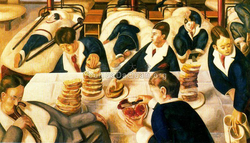 Tea in the Hospital Ward - 斯坦利·斯宾塞